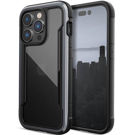 Чехол для iPhone 14 Pro Max гибридный Raptic X-Doria Shield черный
