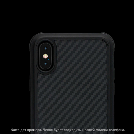 Чехол для iPhone XR кевларовый тонкий Pitaka MagCase Pro черно-серый
