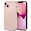 Чехол для iPhone 13 силиконовый Spigen Silicone Fit розовый