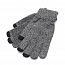 Перчатки трикотажные для емкостных дисплеев Greengo (Польша) N-06 черно-серые