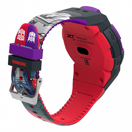 Детские умные часы с GPS трекером, камерой и Wi-Fi Jet Kid Transformers Megatron vs Optimus Prime