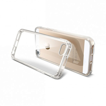 Чехол для iPhone 5, 5S, SE гибридный Spigen SGP Ultra Hybrid прозрачный