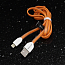 Кабель USB - Lightning для зарядки iPhone 1м 1А плоский Forever оранжевый