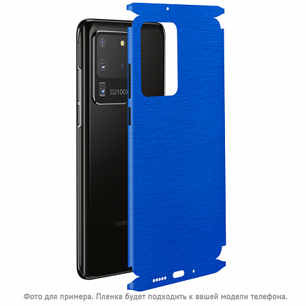 Пленка защитная на корпус для вашего телефона Mocoll металлик синий