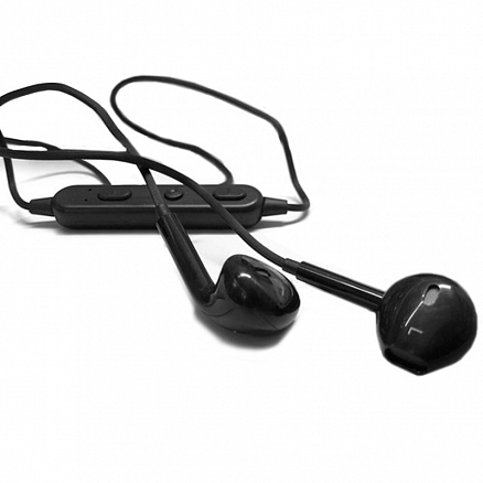 Наушники беспроводные Bluetooth WiWU EarZero Sports вкладыши с микрофоном для спорта черные