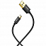 Кабель Type-C - USB 2.0 для зарядки 1 м 3А плетеный Ugreen US174 (быстрая зарядка) черный