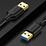 Кабель USB 3.0 - USB 3.0 (папа - папа) длина 2 м Ugreen US128 черный