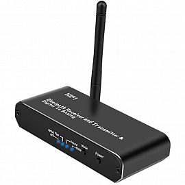 Bluetooth аудио адаптер (ресивер + трансмиттер) 2RCA + 3,5 мм, SPDIF Toslink + Coaxial + 3,5 мм Comfast CF-D09 черный