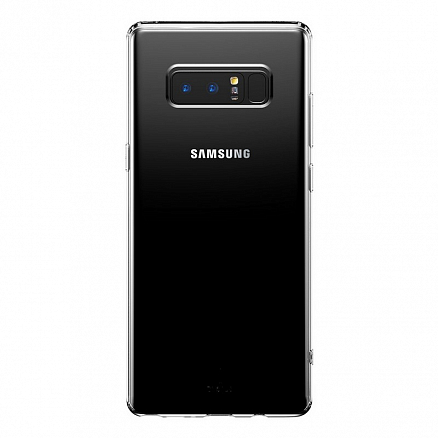 Чехол для Samsung Galaxy Note 8 ультратонкий мягкий Baseus Simple прозрачный