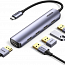 Хаб (разветвитель) Type-C - HDMI 4K 30Hz, 4 х USB 3.0 Ugreen CM417 серый