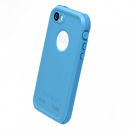 Чехол для iPhone 5, 5S, SE водонепроницаемый Redpepper OL голубой