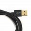Кабель USB - MicroUSB для зарядки 1,5 м 2.4А плетеный Ugreen US134 (быстрая зарядка QC) черный