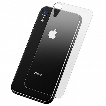 Защитное стекло для iPhone XR на заднюю крышку Baseus 0,3 мм прозрачное