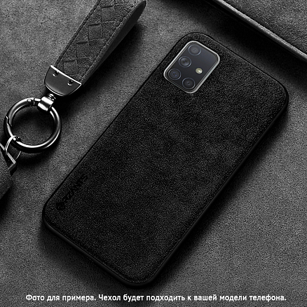 Чехол для Honor 20, Huawei Nova 5T гибридный Rzants Velvet черный