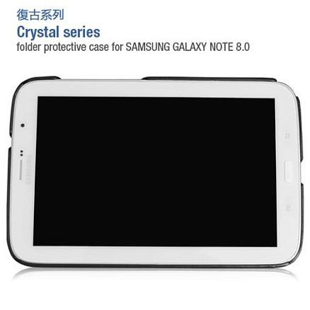 Чехол для Samsung Galaxy Note 8.0 N5110 кожаный Hoco Crystal черный
