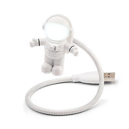 USB светильник на гибкой ножке Космонавт