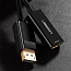 Переходник DisplayPort - HDMI (папа - мама) длина 25 см 4K Ugreen MM137 черный