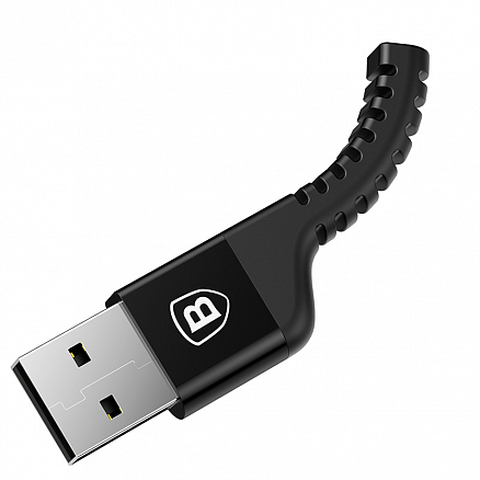 Кабель USB - Lightning для зарядки iPhone 1,5 м 2А плетеный Baseus Confidant черный