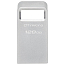 Флешка Kingston DataTraveler Micro DTMC3G2 128GB USB 3.2 Gen 1 металл серебристая