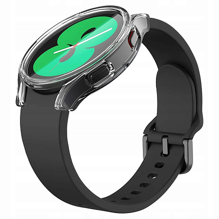 Чехол для Samsung Galaxy Watch 4, Watch 5 44 мм гибридный Spigen Ultra Hybrid прозрачный