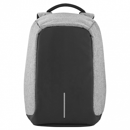 Рюкзак XD Design Bobby XL с отделением для ноутбука до 17 дюймов и USB портом антивор серый