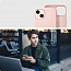 Чехол для iPhone 13 mini силиконовый Spigen Silicone Fit розовый