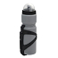 Бутылка для воды спортивная на велосипед Bicycle Gear BG-16008 с держателем серая