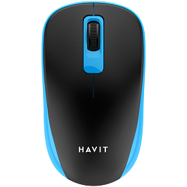 Мышь беспроводная оптическая Havit MS626GT 3 кнопки 1200 dpi игровая черно-синяя