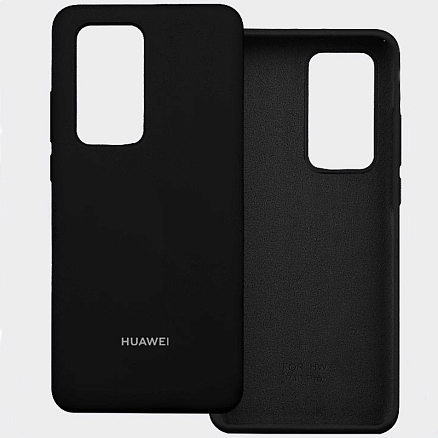 Чехол для Huawei P40 Pro пластиковый оригинальный черный