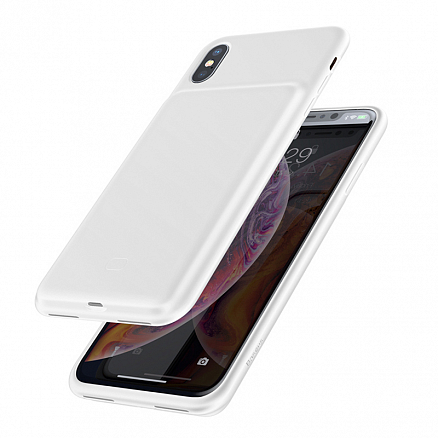 Чехол-аккумулятор для iPhone XS Max Baseus Smart Power 4200mAh белый