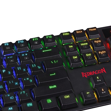 Клавиатура Redragon Apas механическая с подсветкой влагозащитная игровая черная