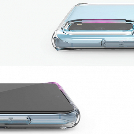 Чехол для Samsung Galaxy S20 гибридный Ringke Fusion прозрачный