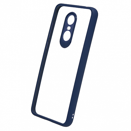 Чехол для Xiaomi Redmi 5 Plus гибридный iPaky Letou прозрачно-синий