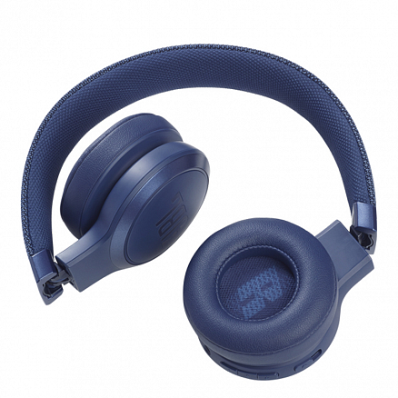 Наушники беспроводные Bluetooth JBL Live 460NC накладные с микрофоном и активным шумоподавлением синие