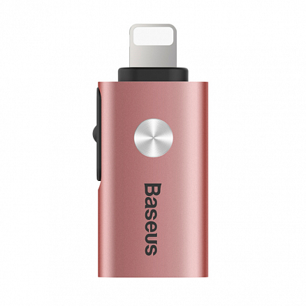 Адаптер Lightning - USB хост OTG компактный Baseus Pixie розовое золото