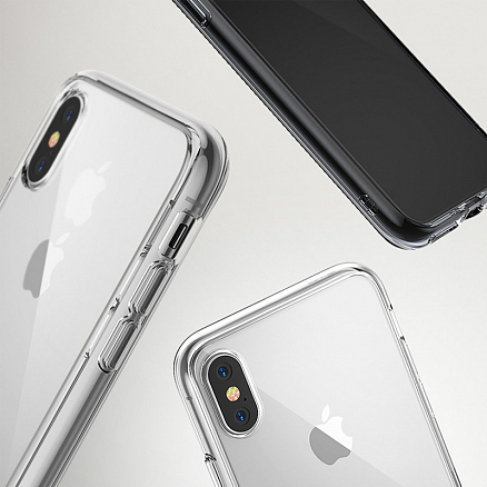 Чехол для iPhone X, XS гибридный Ringke Fusion Kit прозрачный