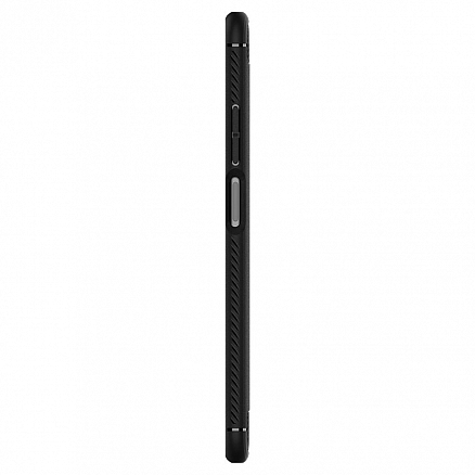 Чехол для Xiaomi Redmi Note 10, 10S гелевый Spigen Rugged Armor черный