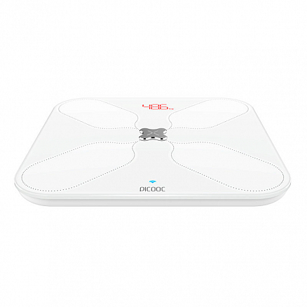 Умные напольные весы Picooc S3 (Wi-Fi, Bluetooth) размер 33х33 см белые