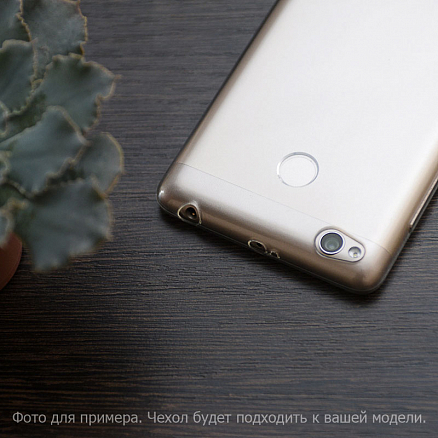 Чехол для Xiaomi Redmi 3x ультратонкий гелевый 0,5мм Nova Crystal прозрачный