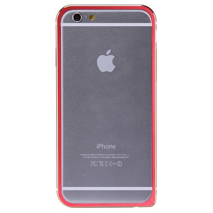 Чехол для iPhone 6, 6S бампер алюминиевый Gothic Nillkin красный