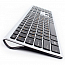 Клавиатура и мышь беспроводные Bluetooth Gembird KBS-8100 Slim серебристые