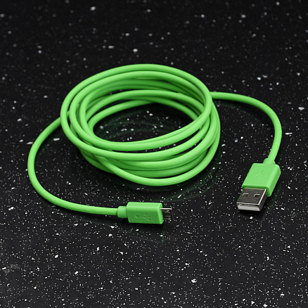 Кабель USB - MicroUSB для зарядки 2 м 1A Belkin Mixit UP зеленый