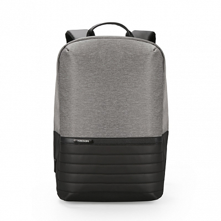 Рюкзак Kingsons 3172 с отделением для ноутбука до 15,6 дюйма и USB портом серо-черный