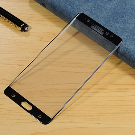 Защитное стекло для Samsung Galaxy Note 7 на весь экран противоударное Joyroom 3D черное