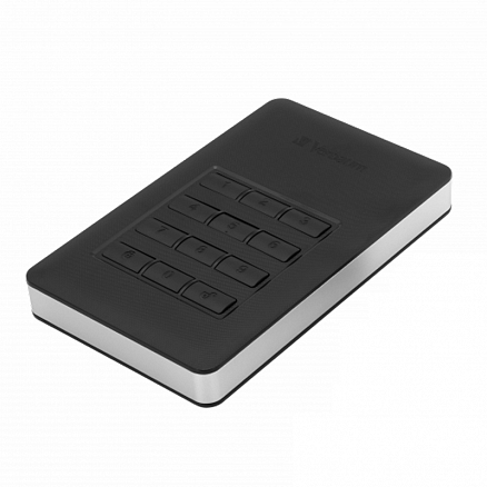 Внешний жесткий диск Verbatim Store 'n' Go Type-C USB 3.1 с клавиатурой 1ТB черный