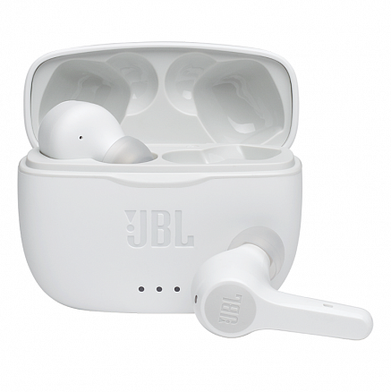 Наушники беспроводные Bluetooth JBL Tune 215 TWS вакуумные с микрофоном белые