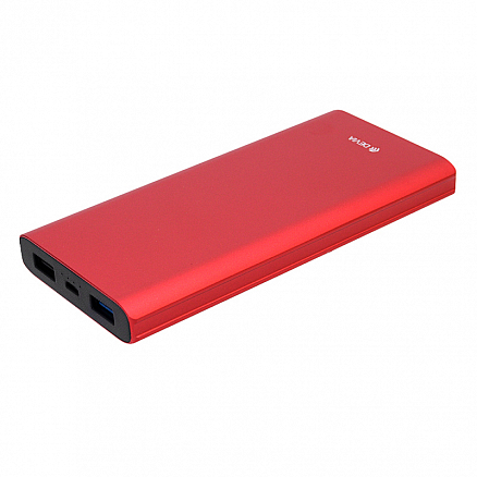 Внешний аккумулятор Devia KingKong 10000мАч с быстрой зарядкой QC 3.0 (2хUSB, ток 2.4А) красный