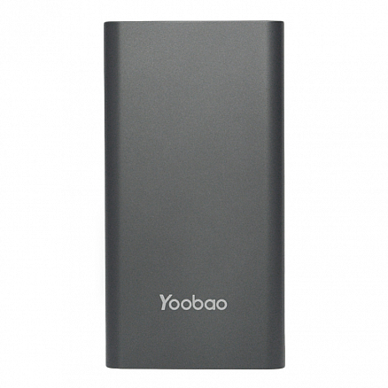 Внешний аккумулятор Yoobao A1 ультратонкий 10000мАч (ток 2.1А) графитовый