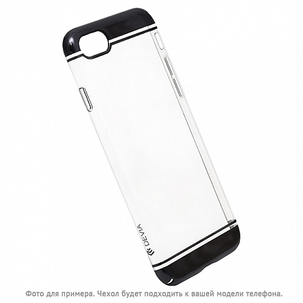 Чехол для iPhone 7, 8 пластиковый Devia Glimmer 2 прозрачно-черный