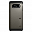 Чехол для Samsung Galaxy S8+ G955F гибридный для экстремальной защиты Spigen SGP Tough Armor черно-серый